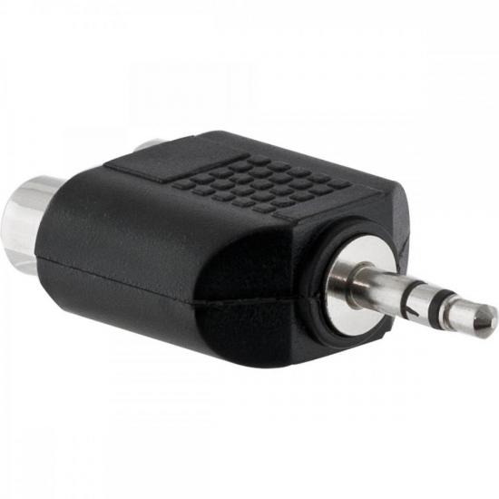 Adaptador 2RCA F x P2 M Estéreo HA044 HYX por 9,00 à vista no boleto/pix ou parcele em até 1x sem juros. Compre na loja Mundomax!