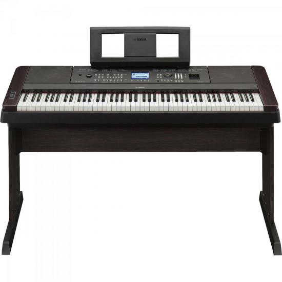Piano Digital YAMAHA DGX-650B com Fonte Bivolt Preto por 0,00 à vista no boleto/pix ou parcele em até 1x sem juros. Compre na loja Mundomax!