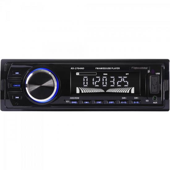 Auto Rádio USB/SD/AUX/FM/AM RS-2704ND ROADSTAR por 0,00 à vista no boleto/pix ou parcele em até 1x sem juros. Compre na loja Mundomax!