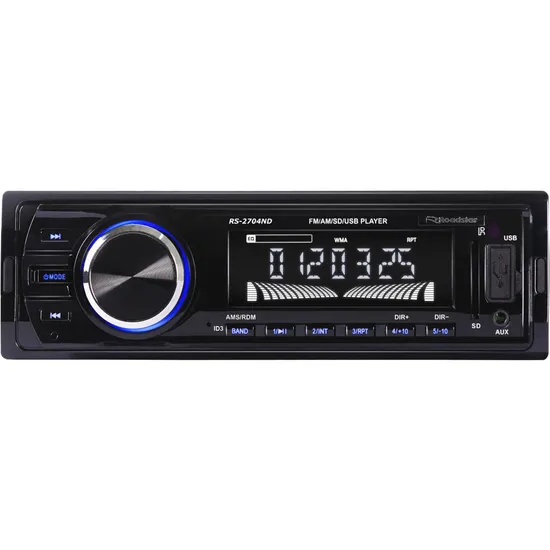 Auto Rádio USB/SD/AUX/FM/AM RS-2704ND ROADSTAR por 0,00 à vista no boleto/pix ou parcele em até 1x sem juros. Compre na loja Mundomax!