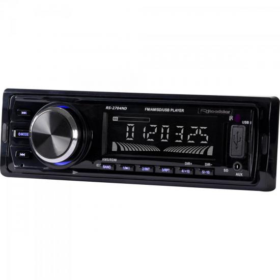Auto Rádio USB/SD/AUX/FM/AM RS-2704ND ROADSTAR por 0,00 à vista no boleto/pix ou parcele em até 1x sem juros. Compre na loja Mundomax!