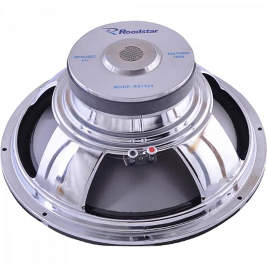 Alto Falante Subwoofer 15\" 350W RMS 4 Ohms SUPERBASS RS-1534BR ROADSTAR por 0,00 à vista no boleto/pix ou parcele em até 1x sem juros. Compre na loja Mundomax!