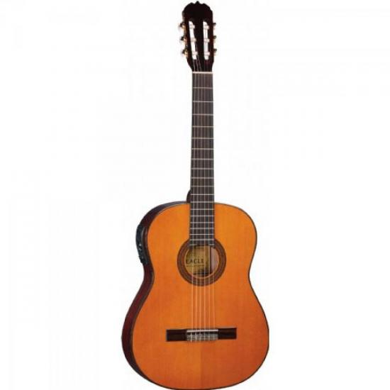 Violão EAGLE Eletroacústico Clássico Nylon DH69T Natural Verniz por 0,00 à vista no boleto/pix ou parcele em até 1x sem juros. Compre na loja Mundomax!