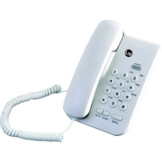 Telefone Padrão LITE0004 Branco LIG por 0,00 à vista no boleto/pix ou parcele em até 1x sem juros. Compre na loja Mundomax!