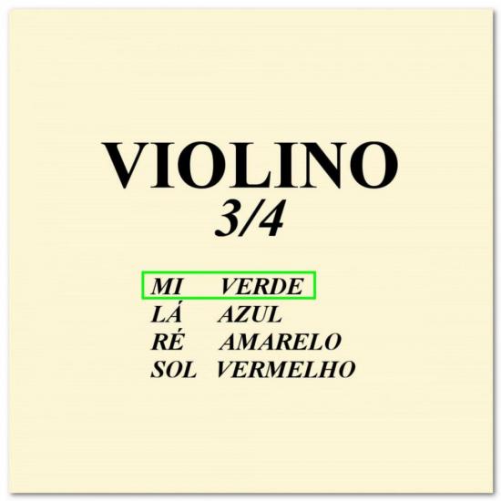 Corda para violino CALIXTO 3/4 MI (56581)