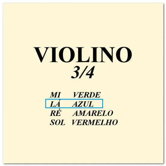 Corda para violino CALIXTO 3/4 LA (56585)