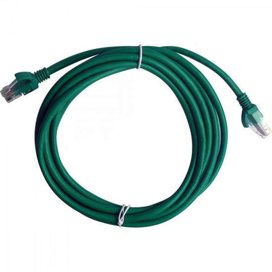Patch Cord CAT5 1,5m Verde PACIFIC NETWORK por 0,00 à vista no boleto/pix ou parcele em até 1x sem juros. Compre na loja Mundomax!