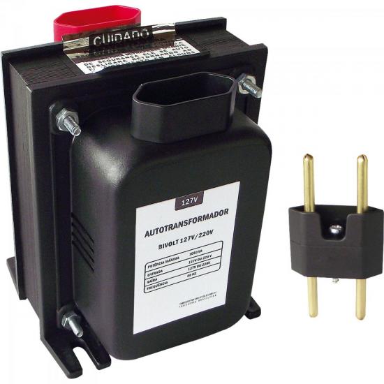 Auto Transformador Universal 127/220VAC e 220/127VAC 2000VA F03183 Preto por 0,00 à vista no boleto/pix ou parcele em até 1x sem juros. Compre na loja Mundomax!