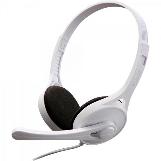 Headset com Alça e Microfone Ajustável K550 Branco EDIFIER por 0,00 à vista no boleto/pix ou parcele em até 1x sem juros. Compre na loja Mundomax!