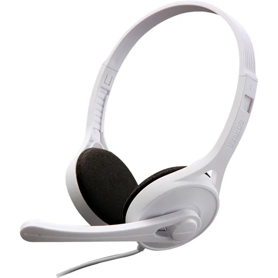 Headset com Alça e Microfone Ajustável K550 Branco EDIFIER (56666)