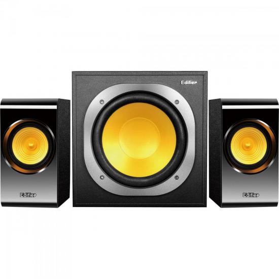 Caixa Multimídia 2.1 Subwoofer 30W P3060 Preto/Laranja EDIFIER por 0,00 à vista no boleto/pix ou parcele em até 1x sem juros. Compre na loja Mundomax!