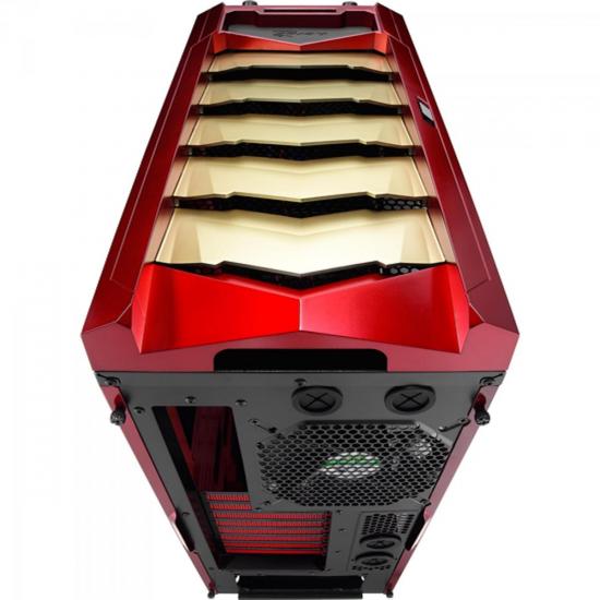 Gabinete Gamer sem Fonte ATX XPREDATOR X3 EN52247 Vermelho