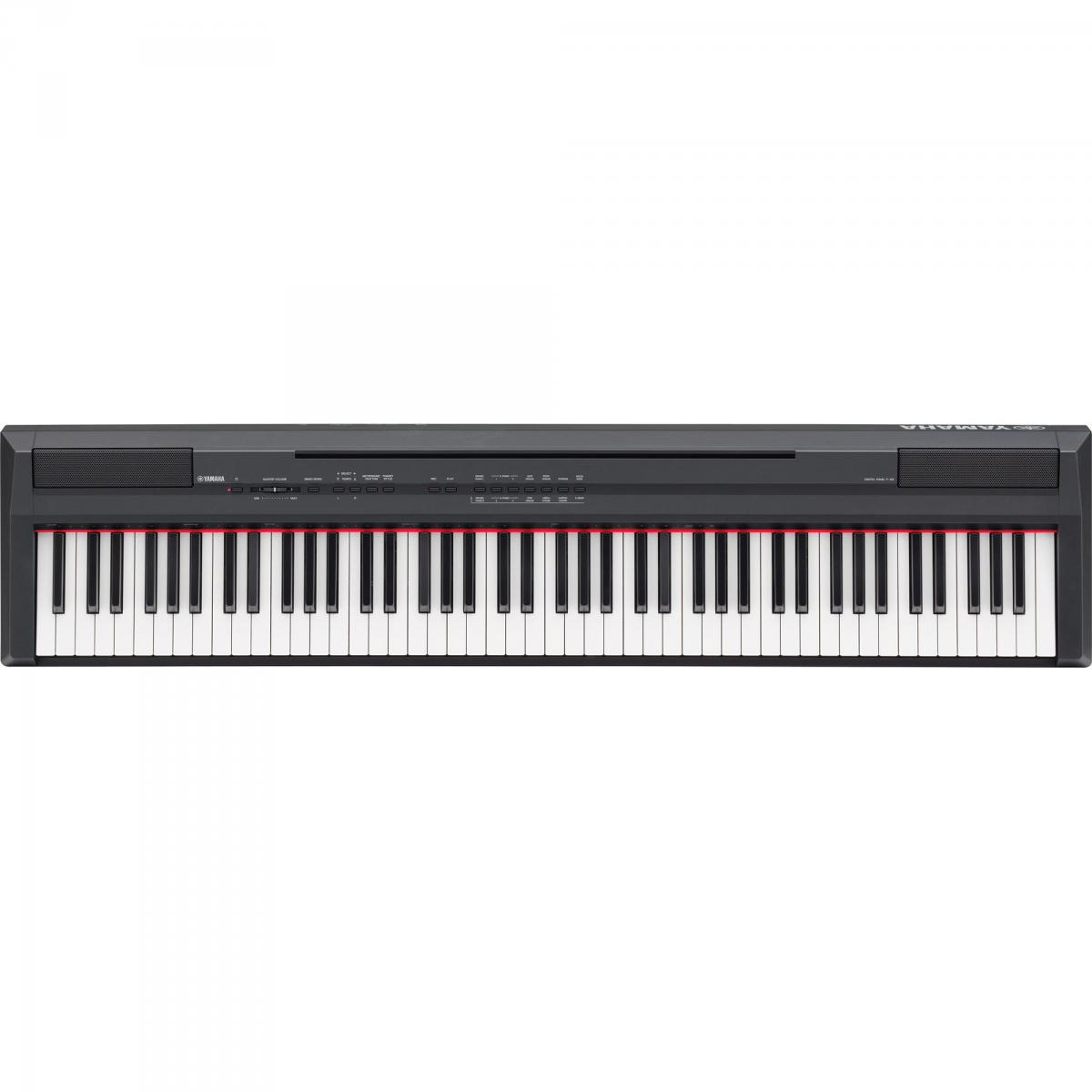 YAMAHA P-105B 電子ピアノ 88鍵 Piano Polifônico YAMAHA P-105B com Fonte Preto - Mundomax