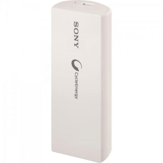 Carregador Portátil USB 3000mAh CP-V3 Branco SONY por 0,00 à vista no boleto/pix ou parcele em até 1x sem juros. Compre na loja Mundomax!