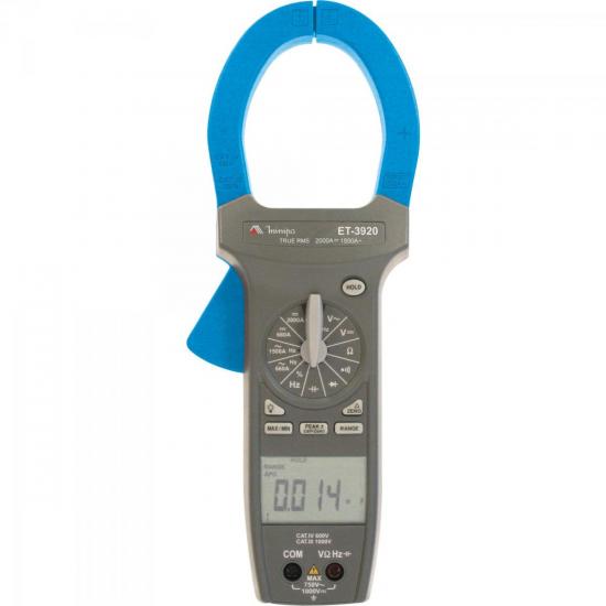 Alicate Amperímetro AZ/CZ ET-3920 MINIPA por 0,00 à vista no boleto/pix ou parcele em até 1x sem juros. Compre na loja Mundomax!