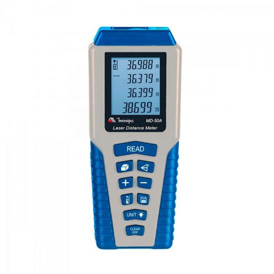 Trena Laser MD-50A Azul e Branca MINIPA por 0,00 à vista no boleto/pix ou parcele em até 1x sem juros. Compre na loja Mundomax!