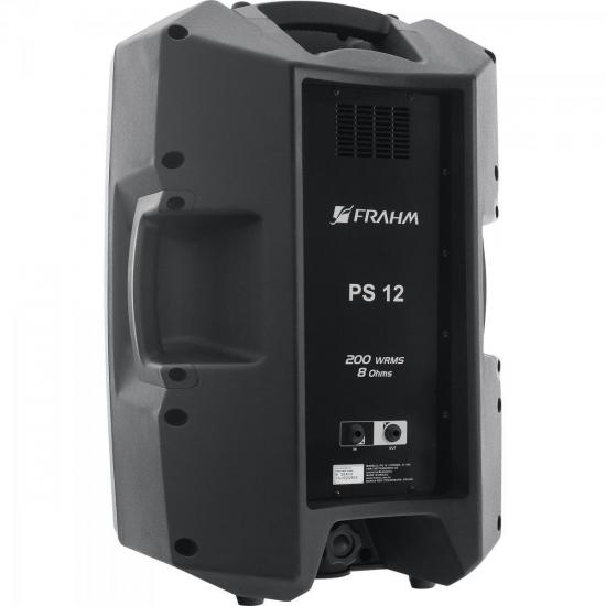Caixa Acústica Passiva 12\" 200W RMS PS12 Preto FRAHM por 0,00 à vista no boleto/pix ou parcele em até 1x sem juros. Compre na loja Mundomax!