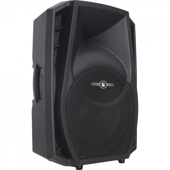 Caixa Acústica Ativa 15\" 300W RMS PS15ABT Preto FRAHM por 0,00 à vista no boleto/pix ou parcele em até 1x sem juros. Compre na loja Mundomax!