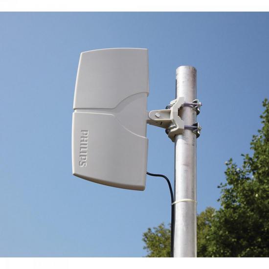 Antena Digital Amplificada VHF/UHF SDV8625T/55 PHILIPS por 0,00 à vista no boleto/pix ou parcele em até 1x sem juros. Compre na loja Mundomax!