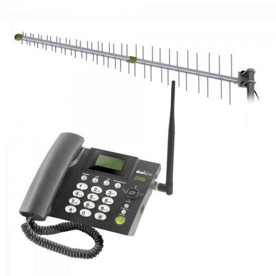 Kit Telefone Celular Fixo PROKD-6000 Preto PROELETRONIC por 0,00 à vista no boleto/pix ou parcele em até 1x sem juros. Compre na loja Mundomax!