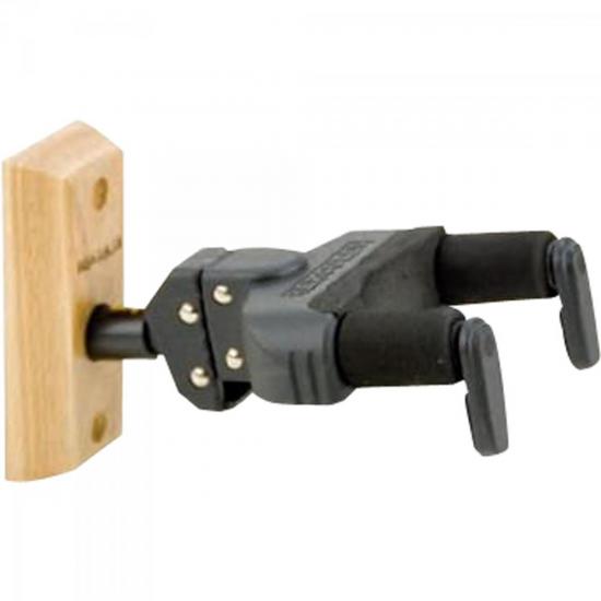 Suporte de Parede Para Guitarra com Trava GSP38WB Natural/Preto HERCULES por 149,99 à vista no boleto/pix ou parcele em até 5x sem juros. Compre na loja Mundomax!