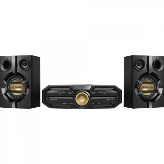 Mini Hi-Fi System 240W RMS Bivolt FX20X/78 Preto/Dourado PHILIPS por 0,00 à vista no boleto/pix ou parcele em até 1x sem juros. Compre na loja Mundomax!