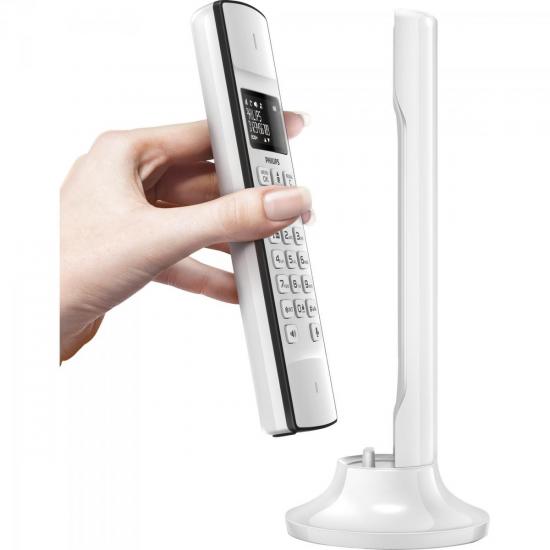 Telefone sem Fio Linea com ID e Viva-Voz M3301W Branco PHILIPS por 0,00 à vista no boleto/pix ou parcele em até 1x sem juros. Compre na loja Mundomax!
