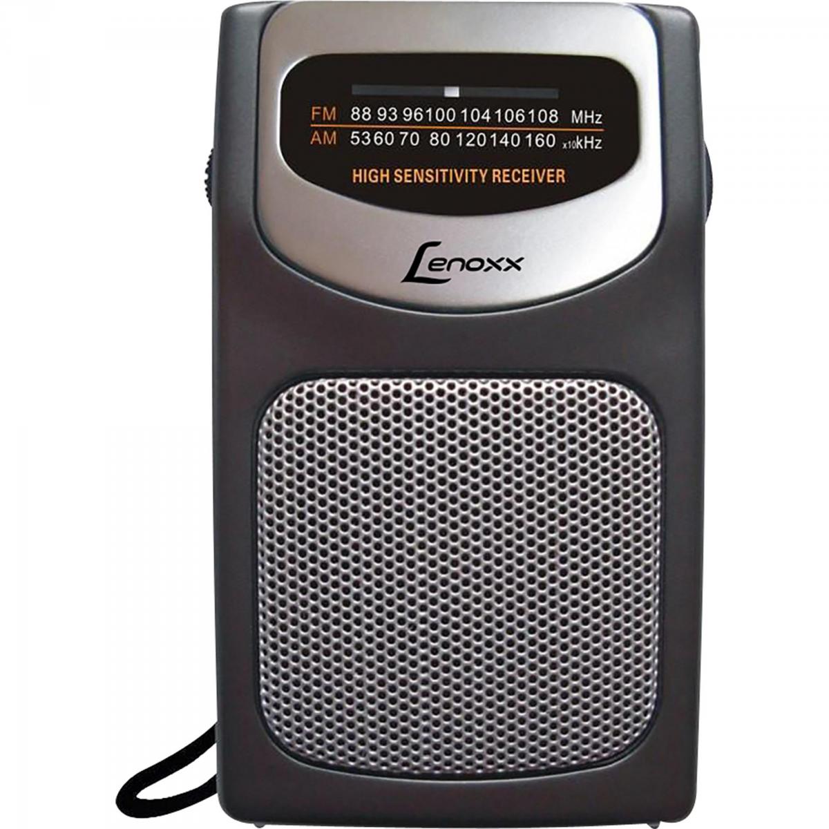 Rádio Portatil AM/FM RP62 Cinza LENOXX - Mundomax Rádio Portatil AM/FM RP62 Cinza LENOXX - Mundomax