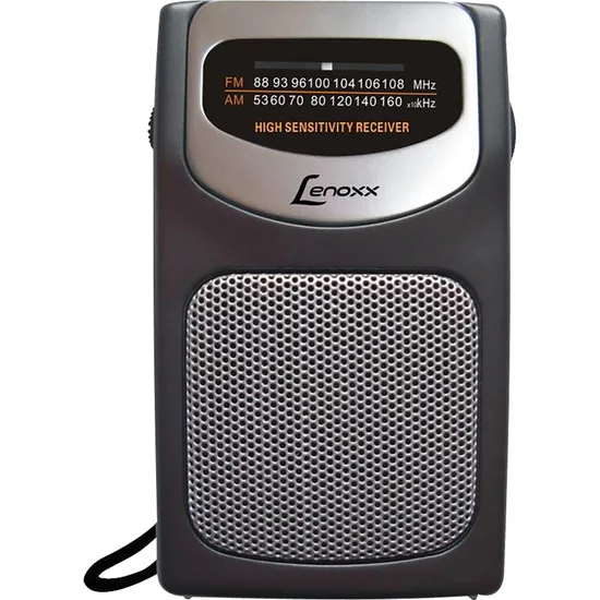 Rádio Portatil AM/FM RP62 Cinza LENOXX por 0,00 à vista no boleto/pix ou parcele em até 1x sem juros. Compre na loja Mundomax!