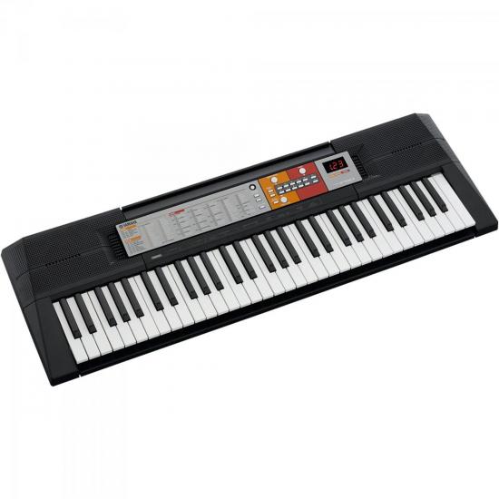 Teclado Arranjador YAMAHA PSR-F50 Preto por 0,00 à vista no boleto/pix ou parcele em até 1x sem juros. Compre na loja Mundomax!