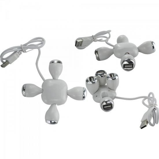 Hub 4 Portas XCHUSB2 Branco X-CELL por 0,00 à vista no boleto/pix ou parcele em até 1x sem juros. Compre na loja Mundomax!