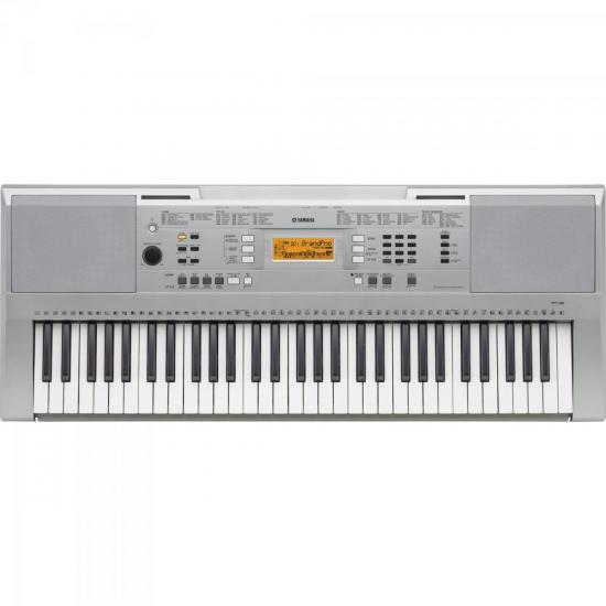 Teclado Arranjador YAMAHA YPT-340 Prata por 0,00 à vista no boleto/pix ou parcele em até 1x sem juros. Compre na loja Mundomax!