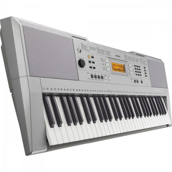 Teclado Arranjador YAMAHA YPT-340 Prata por 0,00 à vista no boleto/pix ou parcele em até 1x sem juros. Compre na loja Mundomax!