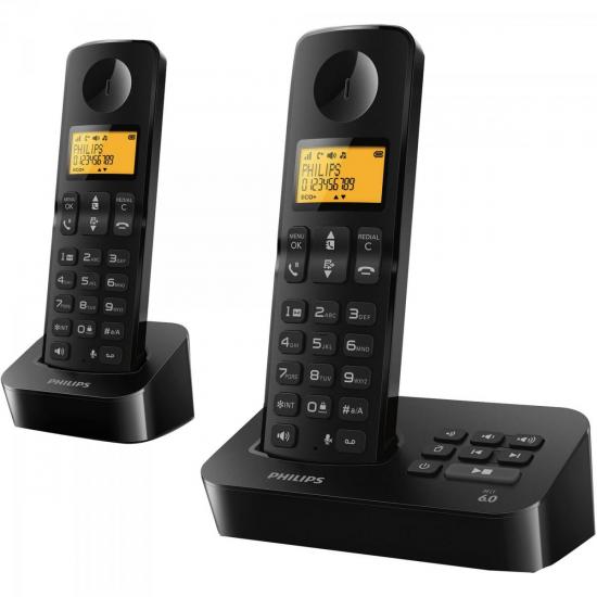 Telefone sem Fio com Ramal/ID/Secretária Eletrônica/Viva-Voz D2152B/BR por 0,00 à vista no boleto/pix ou parcele em até 1x sem juros. Compre na loja Mundomax!