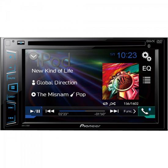 Auto Rádio CD/DVD/USB/AM/FM/Bluetooth AVH-278BT Preto PIONEER por 0,00 à vista no boleto/pix ou parcele em até 1x sem juros. Compre na loja Mundomax!