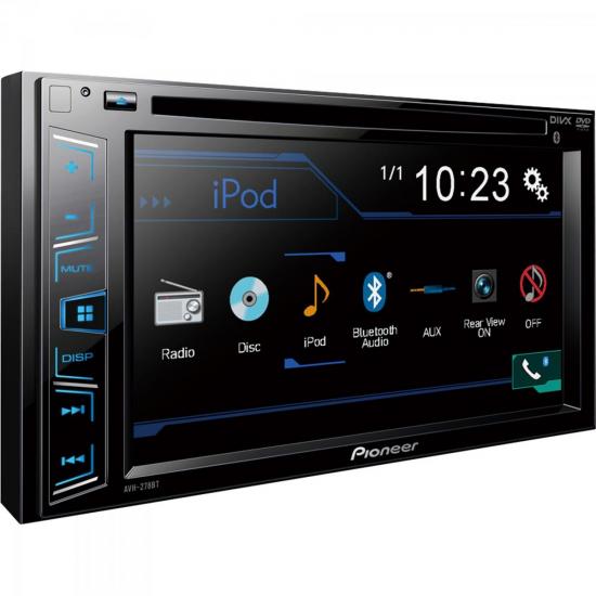 Auto Rádio CD/DVD/USB/AM/FM/Bluetooth AVH-278BT Preto PIONEER por 0,00 à vista no boleto/pix ou parcele em até 1x sem juros. Compre na loja Mundomax!