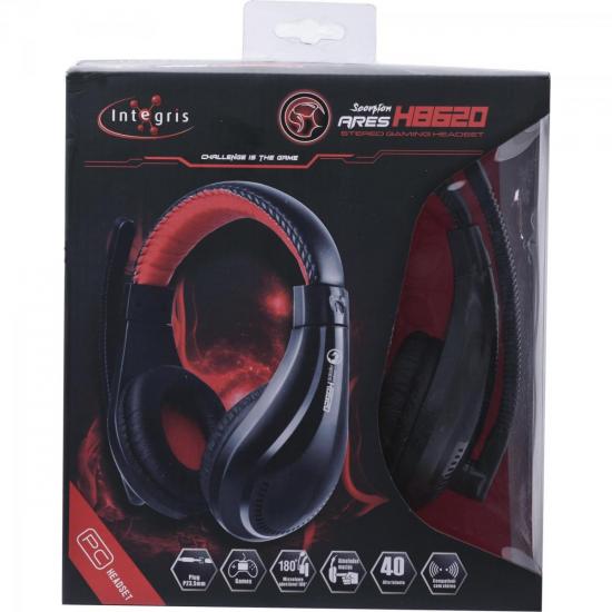 Headset Gamer com Microfone Ajustável 180º SCORPION MORTAL HP8620 por 0,00 à vista no boleto/pix ou parcele em até 1x sem juros. Compre na loja Mundomax!