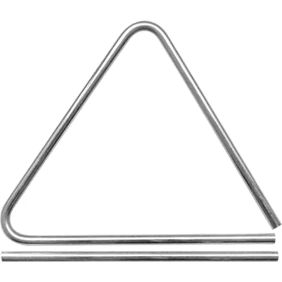 Triângulo LIVERPOOL Alumínio 15cm TRATN15 Cromado por 30,99 à vista no boleto/pix ou parcele em até 1x sem juros. Compre na loja Mundomax!