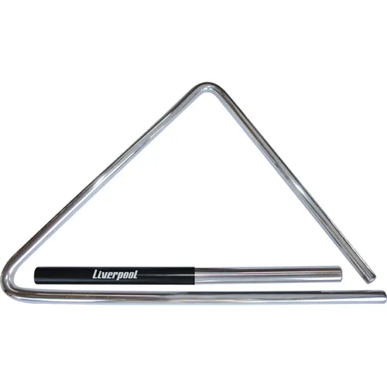 Triângulo LIVERPOOL de Aço 43cm Para Forró TF 537 Cromado (57320)