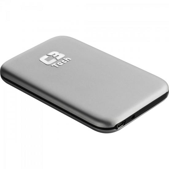 Case para HD Externo 2.5\" CH-25202 Prata C3 TECH por 0,00 à vista no boleto/pix ou parcele em até 1x sem juros. Compre na loja Mundomax!