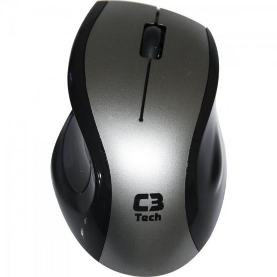 Mouse sem Fio 1200DPI M-W23BSI Preto/Prata C3TECH por 0,00 à vista no boleto/pix ou parcele em até 1x sem juros. Compre na loja Mundomax!