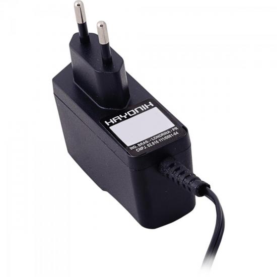 Fonte Chaveada 12VDC 0,5A P4 C+ 2,1mm FCTP125I HAYONIK por 0,00 à vista no boleto/pix ou parcele em até 1x sem juros. Compre na loja Mundomax!