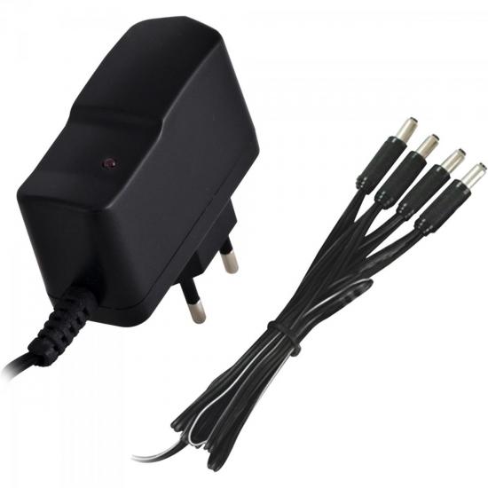 Fonte Chaveada 9VDC 0,5A P4 C- 2,1mm Para 4 Pedais FP950I HAYONIK por 0,00 à vista no boleto/pix ou parcele em até 1x sem juros. Compre na loja Mundomax!