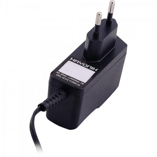 Fonte Chaveada 9VDC 0,5A P4 C+ 2,1mm FCTP905I HAYONIK por 0,00 à vista no boleto/pix ou parcele em até 1x sem juros. Compre na loja Mundomax!