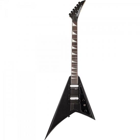 Guitarra JACKSON Flying V RANDY RHOADS Preta por 0,00 à vista no boleto/pix ou parcele em até 1x sem juros. Compre na loja Mundomax!