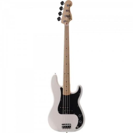 Contrabaixo FENDER Passivo 4 Cordas DEE DEE RAMONE PRECISION BASS Olympic White por 0,00 à vista no boleto/pix ou parcele em até 1x sem juros. Compre na loja Mundomax!