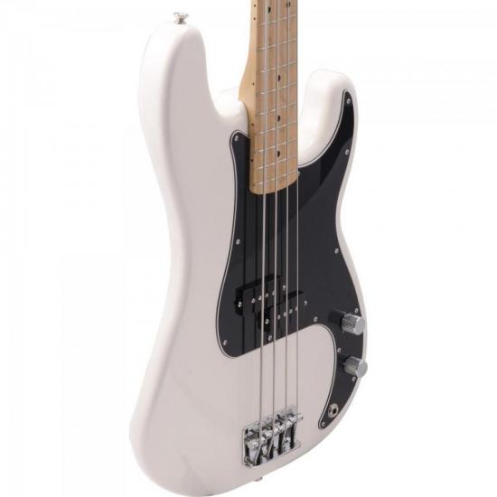 Contrabaixo FENDER Passivo 4 Cordas DEE DEE RAMONE PRECISION BASS Olympic White por 0,00 à vista no boleto/pix ou parcele em até 1x sem juros. Compre na loja Mundomax!