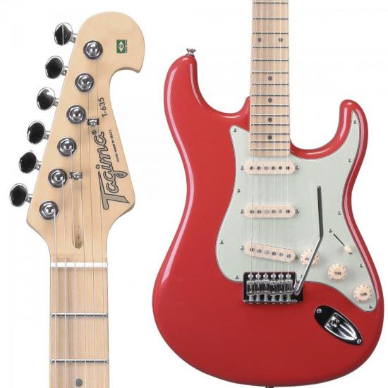 Guitarra TAGIMA T635 Vermelho Vintage por 0,00 à vista no boleto/pix ou parcele em até 1x sem juros. Compre na loja Mundomax!