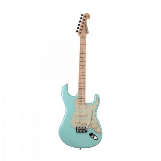 Guitarra TAGIMA T635 Verde Pastel por 0,00 à vista no boleto/pix ou parcele em até 1x sem juros. Compre na loja Mundomax!