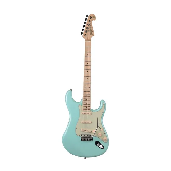 Guitarra TAGIMA T635 Verde Pastel por 0,00 à vista no boleto/pix ou parcele em até 1x sem juros. Compre na loja Mundomax!
